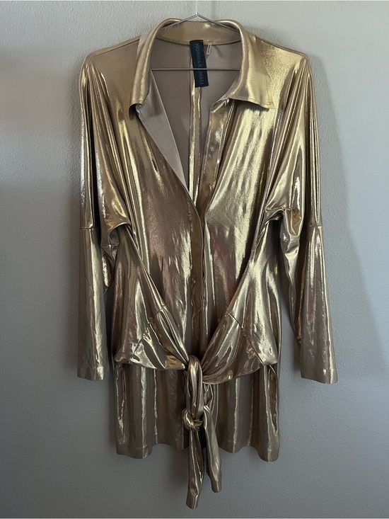 Norma Kamali Dresses & Skirts - Norma Kamali TY Front NK Shirt Mini Dress